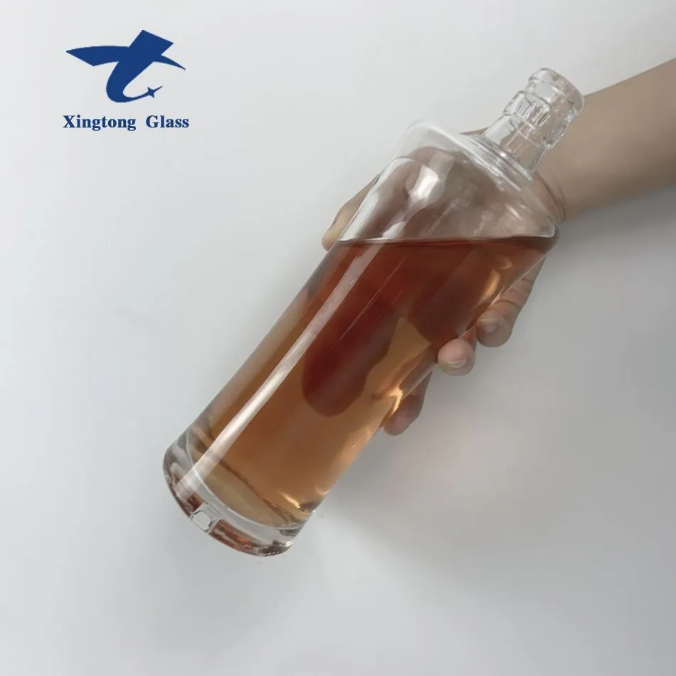 500ml Wide Shoulder Glass Bottles With Cap