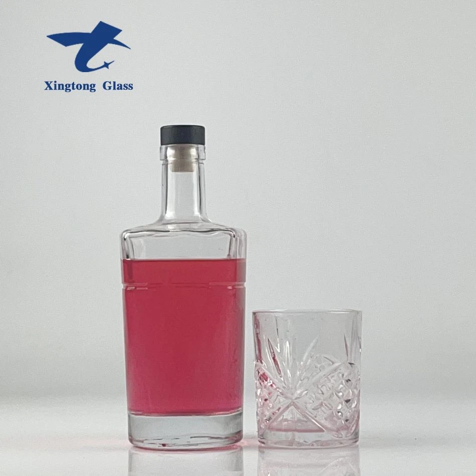 750ml Popular Vodka Glass Bottle