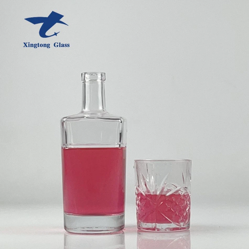 750ml Popular Vodka Glass Bottle