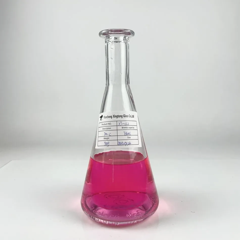 Sticla de sticla balon conic cu pluta