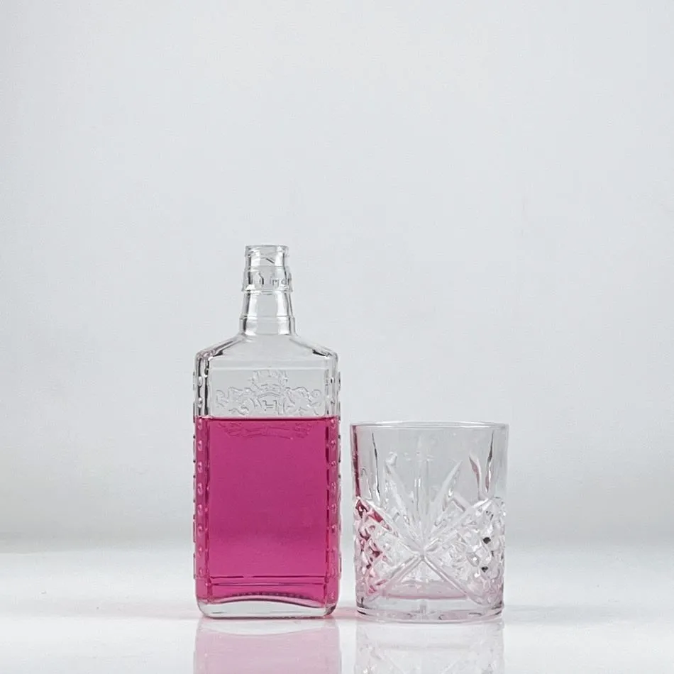 350ml Glass Bottles Of Spirits