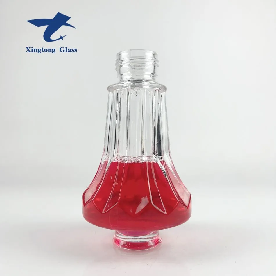 Lamp Shape Glass Bottle