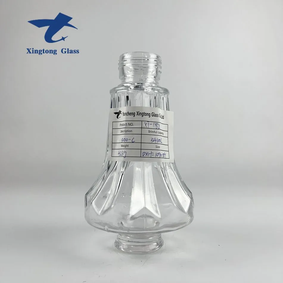 Lamp Shape Glass Bottle